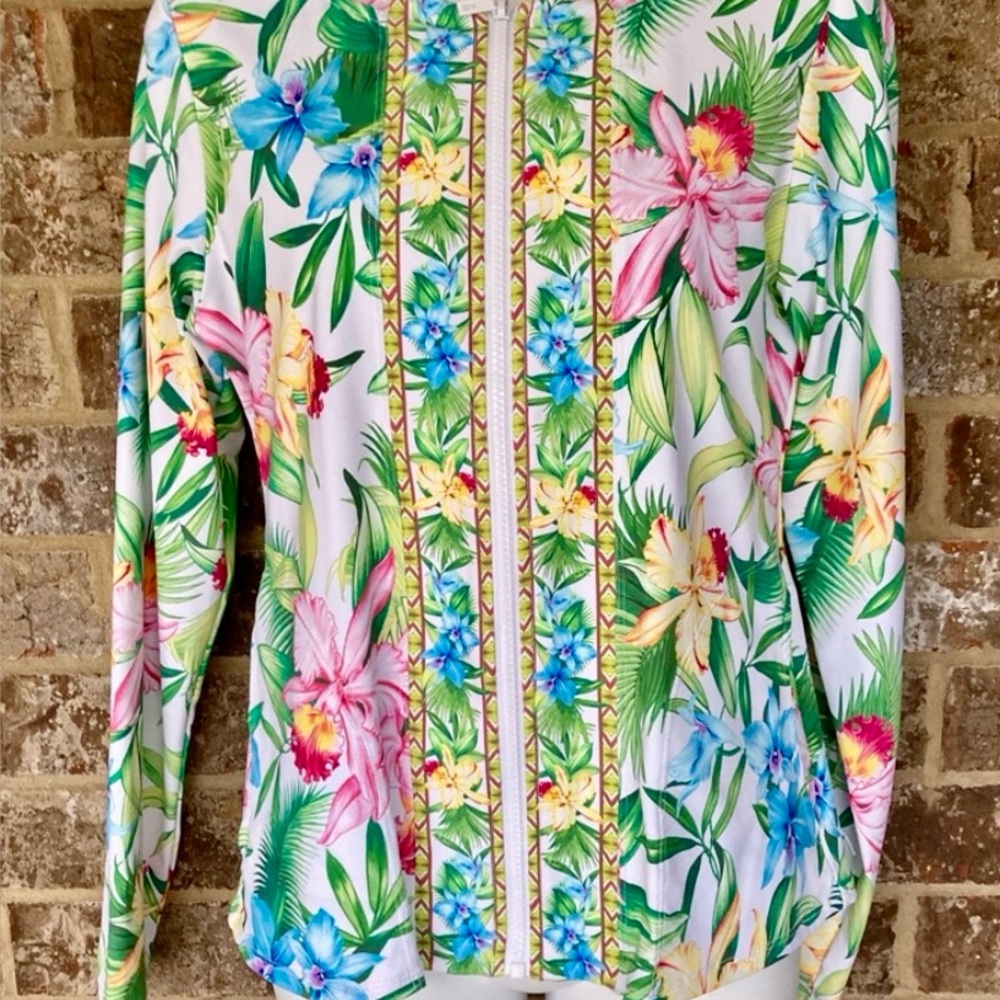 TOMMY BAHAMA RASH GUARD TOP - Picture 4 of 5